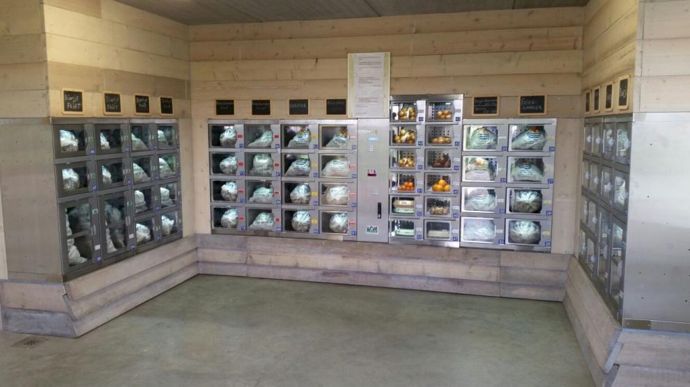 Distributeur automatique de produits frais de la ferme