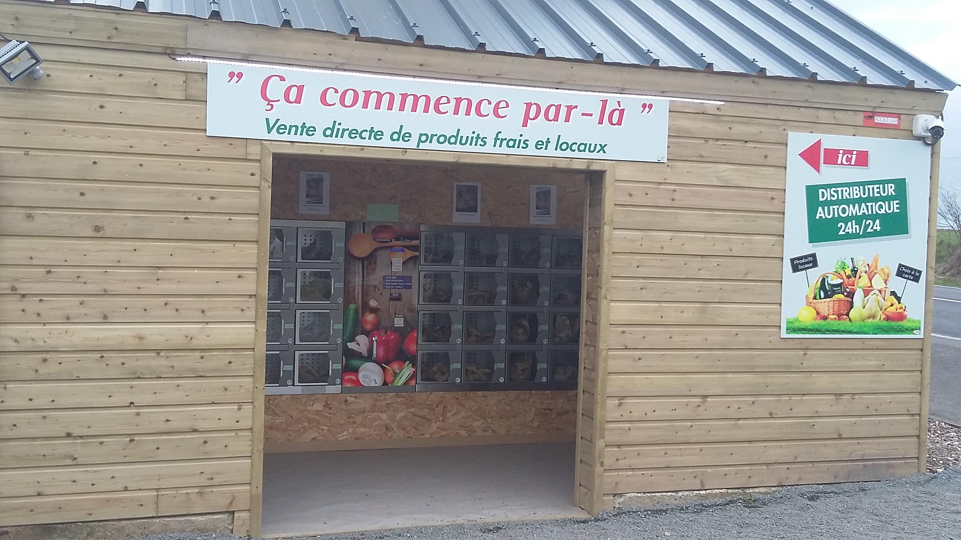 Distributeur automatique de produits frais et locaux