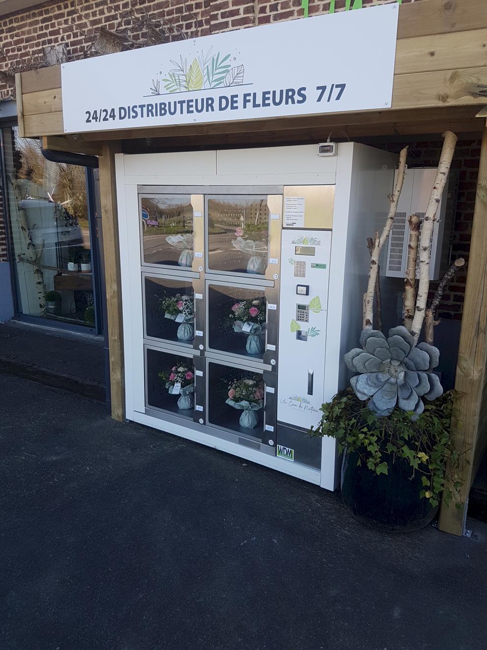 Distributeur automatique de fleurs fraiches